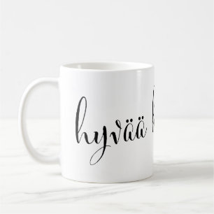 tasse finlandaise bonjour de huomenta de hyvää