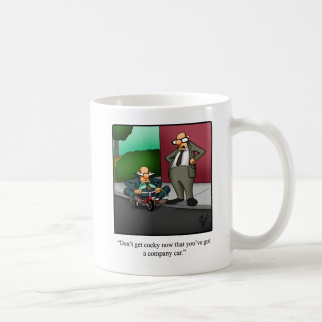 Tasse "Firmenwagen" für Spaß (Rechts)