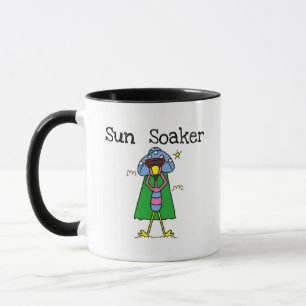 Tasse Flamant rose Sun Soaker Tshirts et cadeaux