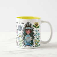 Tasse Fleur Animal de Champ Féminin | Mug