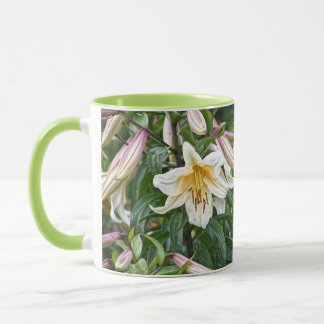 Tasse Fleur Blanche Lily
