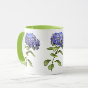 Tasse Fleur bleue d'hortensia