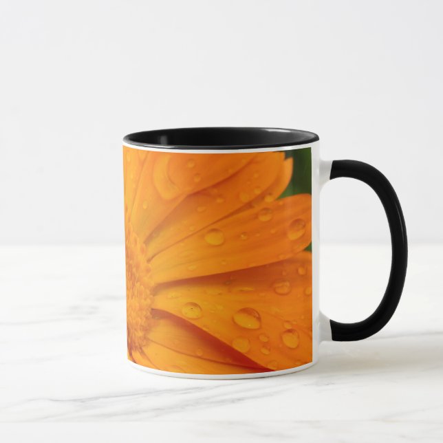 Tasse Fleur orange (Droite)