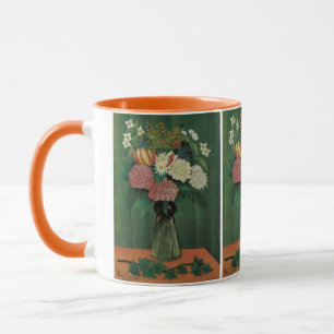 Tasse Fleurs avec Ivy par Henri Rousseau, Floral Vintage