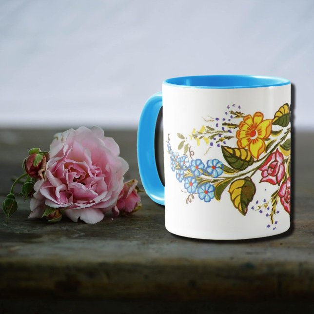 Tasse fleurs colorées de Kalocsai (Créateur téléchargé)