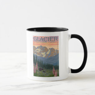 Tasse Fleurs de printemps - Parc national des Glaciers, 