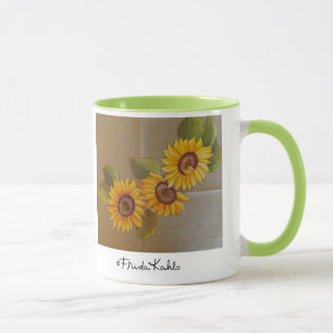 Tasse Fleurs de soleil peintes par Frida Kahlo