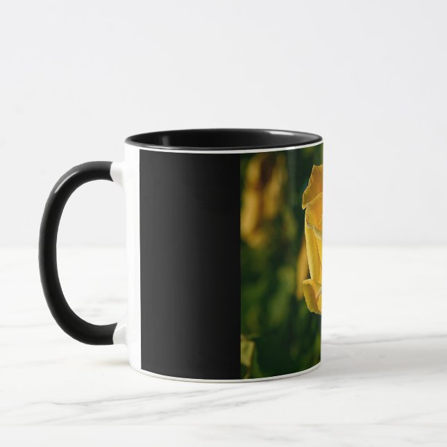 Tasse Floral rose jaune 2 (Gauche)