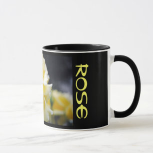 Tasse Floral rose jaune 5