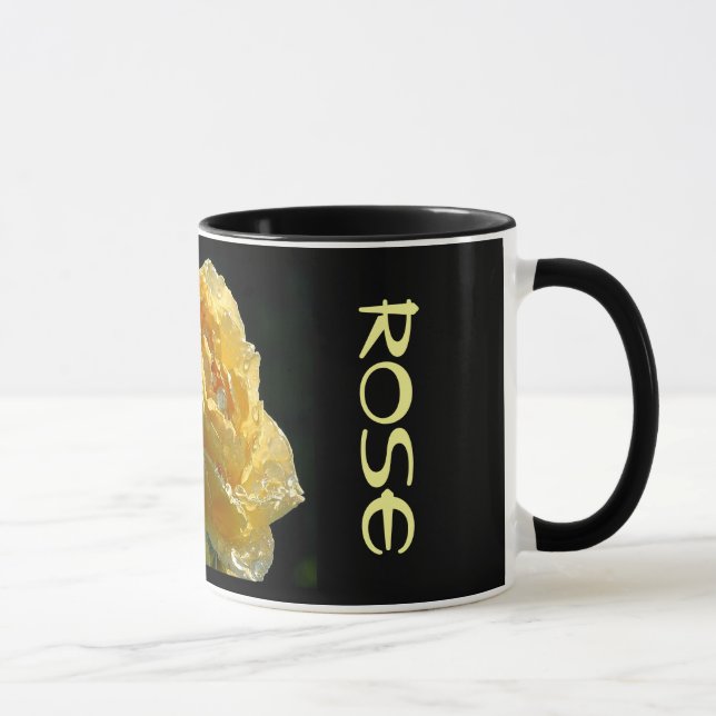Tasse Floral rose jaune 6 (Droite)