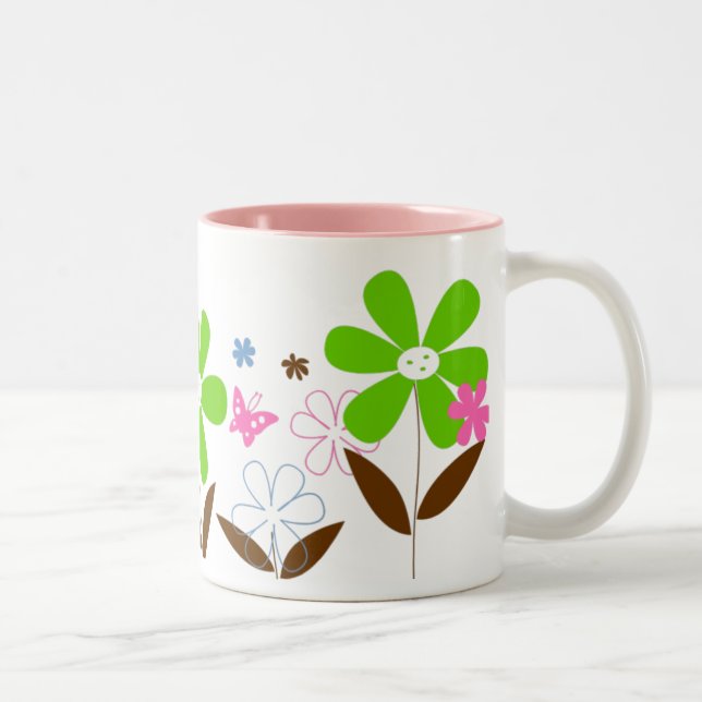 Tasse florale (Droit)