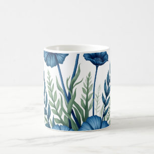 Tasse florale botanique pour les amateurs de café