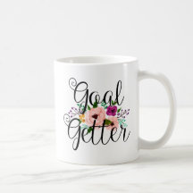 Tasse florale d'acquéreur de but