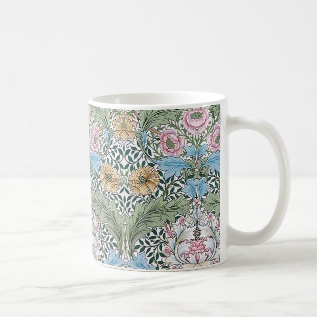 Tasse florale de motif de chintz de William Morris (Droite)