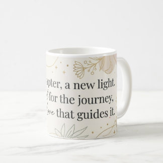 Tasse Florale Élégante Minimaliste - "Chaque Chapi