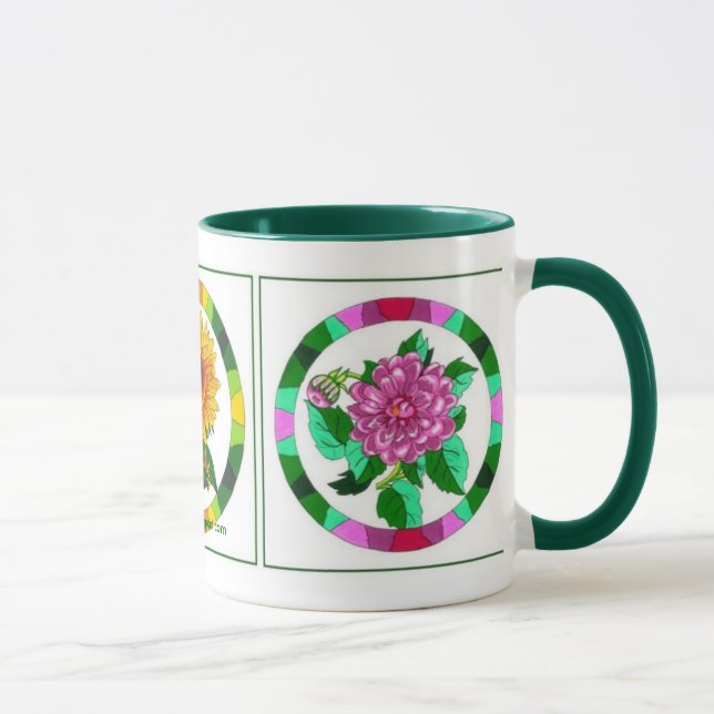 Tasse florale multi (Droite)