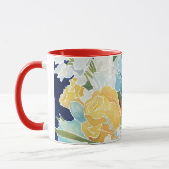 Tasse Florals II de minuit (Gauche)