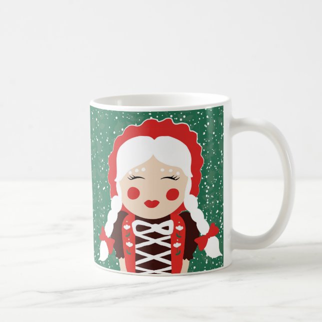 Tasse folklorique de Mme Claus Milou de Père Noël (Droite)