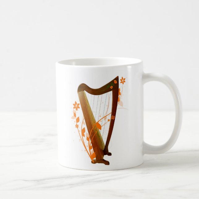 Tasse folklorique d'harpe (Droite)