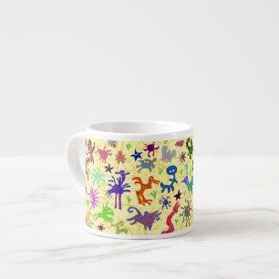 Tasse folle de café express de zoo