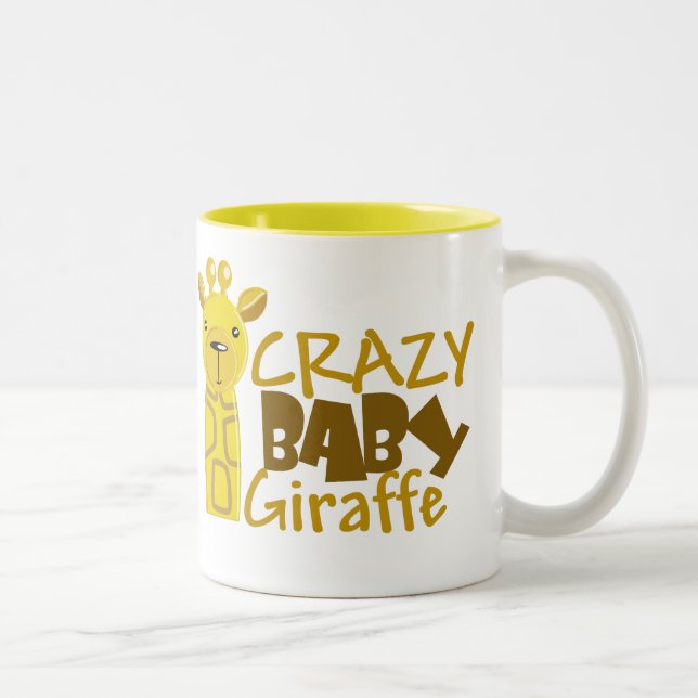 Tasse folle de girafe de bébé (Droit)