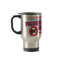 Tasse folle de voyage d'exactitude politique