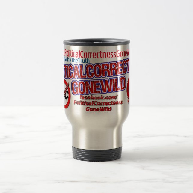 Tasse folle de voyage d'exactitude politique (Centre)