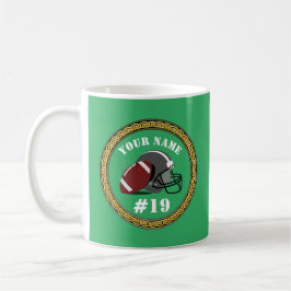 Tasse Football - Name und Nummer hinzufügen
