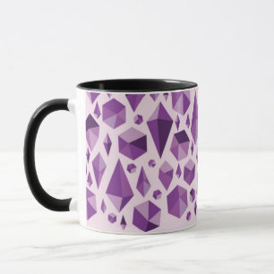 Tasse Formes géométriques pourpres de bijou