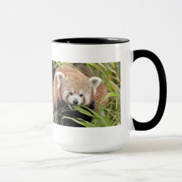 Tasse Foto roter Panda , Tiere . Tasse