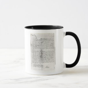 Tasse Fragment de lettre écrit par Christopher