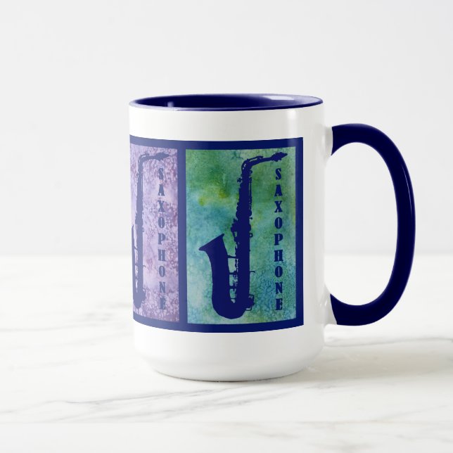 Tasse fraîche de Windows de saxophone (Droite)