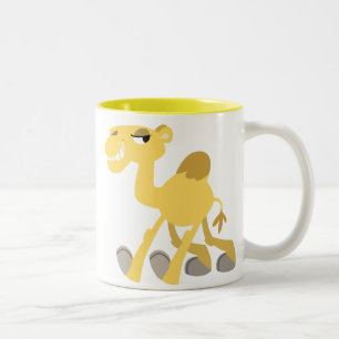 Tasse fraîche et mignonne de chameau de bande