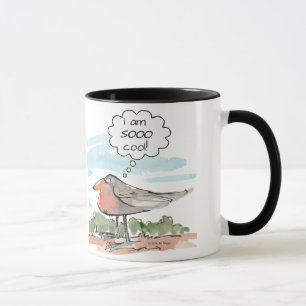 Tasse fraîche, oiseau frais