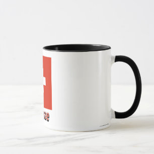 Tasse Français de Drapeau Suisse avec le nom en