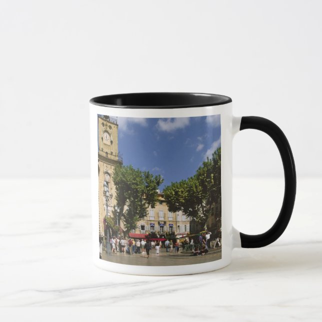 Tasse France, Aix en Provence, La Place de la Maire (Droite)