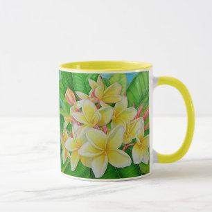 Tasse Frangipani hawaïen