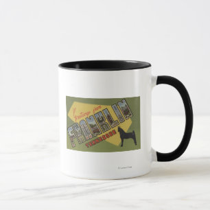 Tasse Franklin, Tennessee - Scènes de grandes lettres