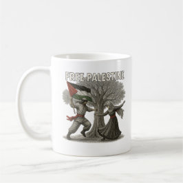Tasse Free Palestine – Racines de la Résistance