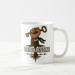 Tasse Free Palestine Soutien à la solidarité pale