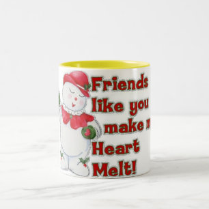 TASSE "FREUNDE MACHEN IHREN HERZEN MELT"