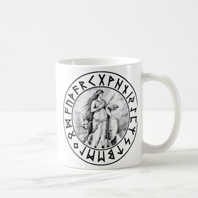 Tasse Freya Rune-Schild (Rechts)