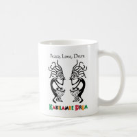 Tasse - Frieden, Liebe, Trommel - Kakilambe