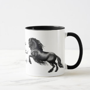 Tasse Frisons, lettre noire