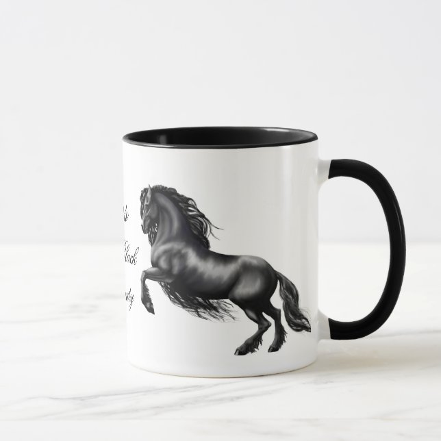 Tasse Frisons, lettre noire (Droite)