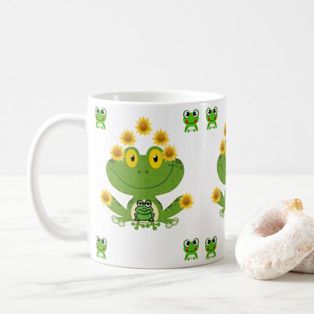Tasse Frösche (Mit Donut)