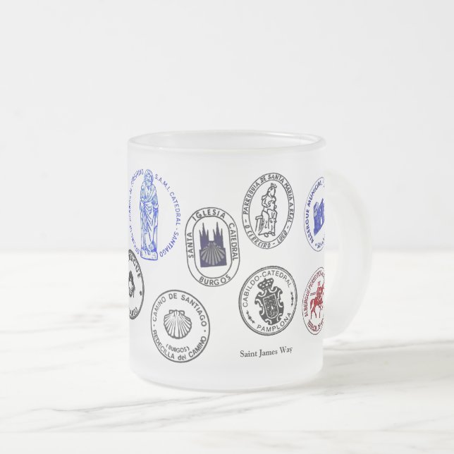Tasse Frostglas Saint James Way (VorderseiteRechts)