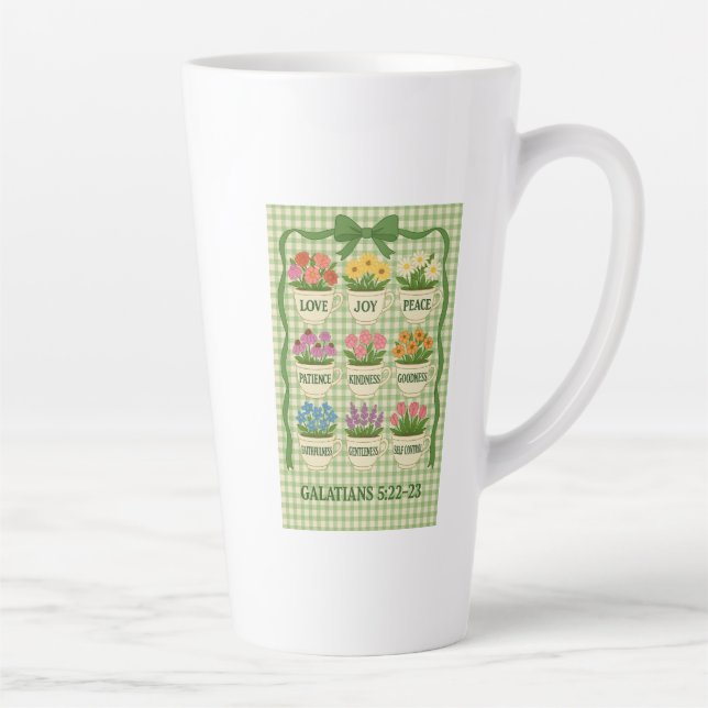 Tasse-Frucht des Spirit Tea Cup mit Blume Milchtasse (Rechts)