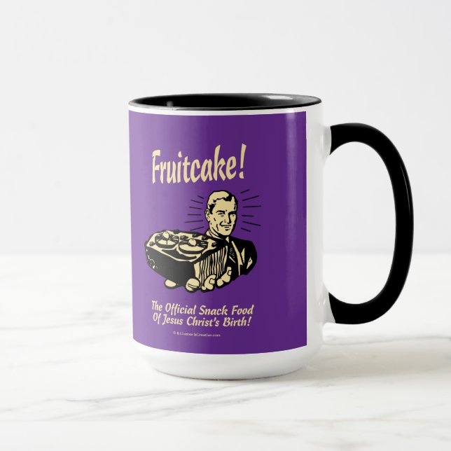 Tasse Fruitcake ! Nourriture Snack de la naissance de Jé (Droite)