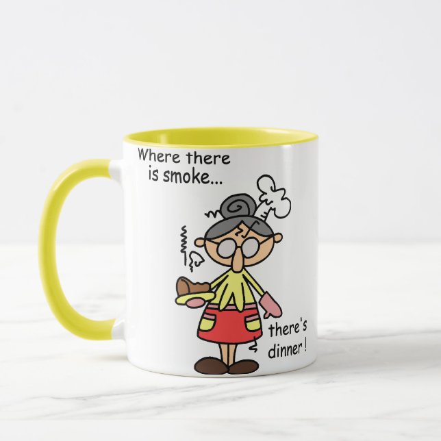 Tasse Fumée et T-shirts et cadeaux de dîner (Gauche)